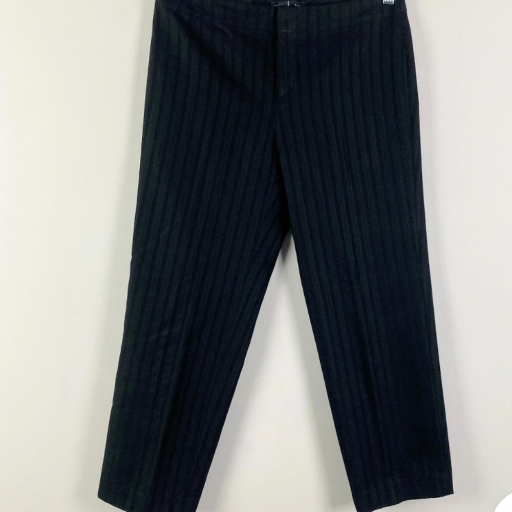 Banana Republic Black Striped Pants